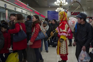 'Tề Thiên Đại Thánh' cũng về quê đón Tết